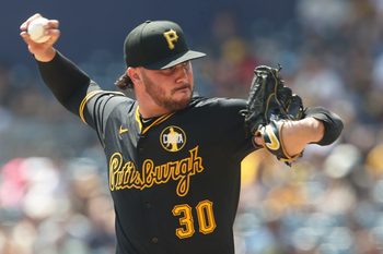 Aug 24, 2025; Pittsburgh, Pennsylvania, USA;  Pittsburgh Pirates starting pitcher Paul Skenes (30) pitches the Colorado Rockies during the second inning at PNC Park. Mandatory Credit: Charles LeClaire-Imagn Images