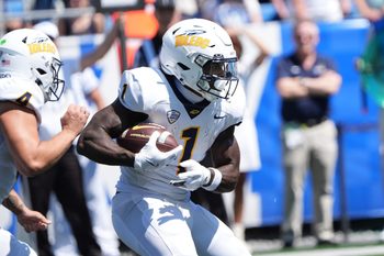 Toledo’s Chip Trayanum ran with the ball against Kentucky Saturday afternoon at Kroger Field.
August 30, 2025