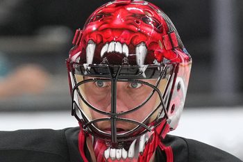 NHL New Jersey Devils goaltender Jacob Markstrom