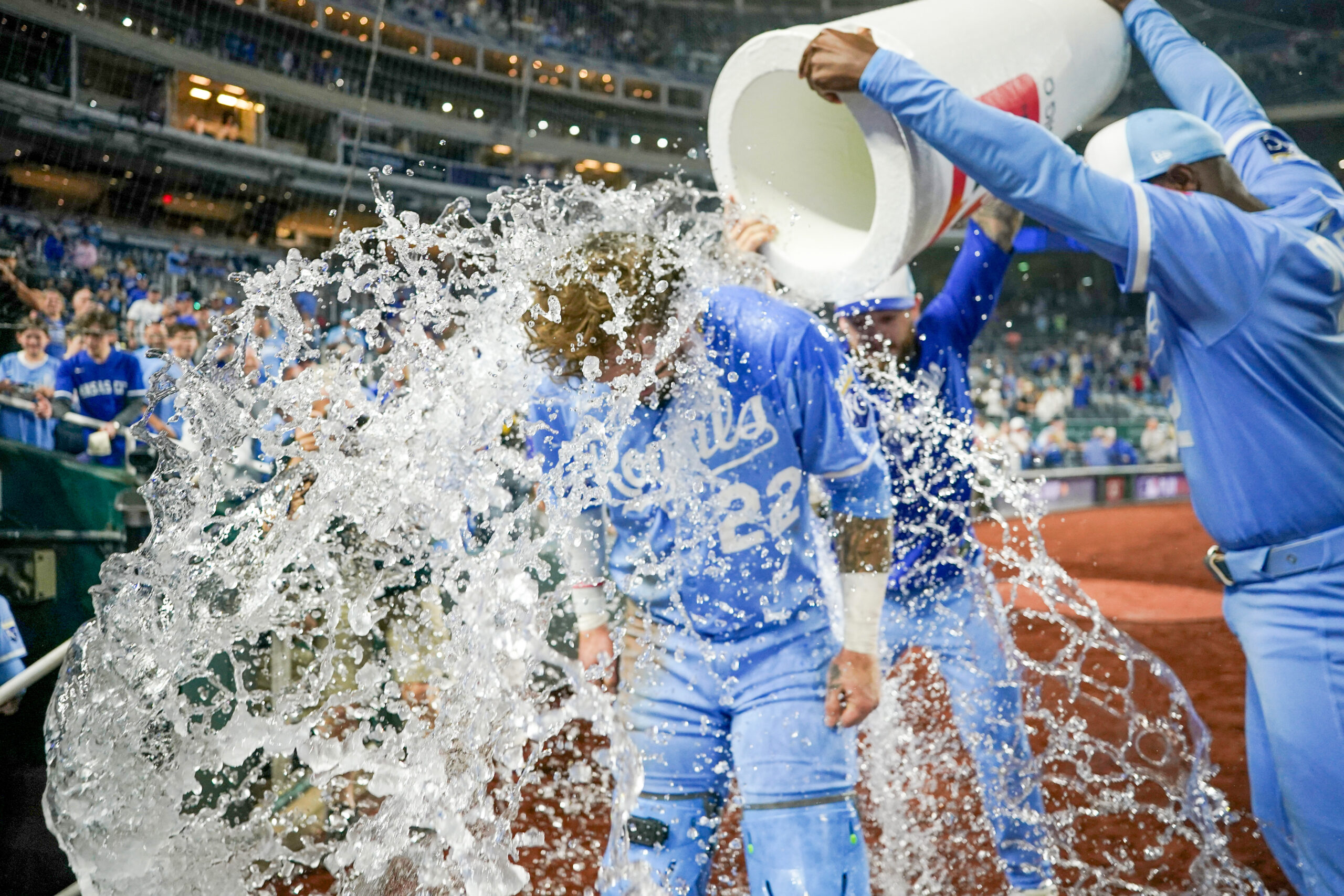 Sep 6, 2025; Kansas City, Missouri, USA;  at Kauffman Stadium. Mandatory Credit: Denny Medley-Imagn Images